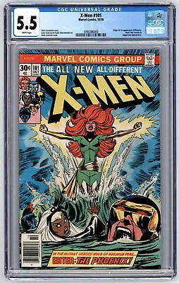 Buy X-Men #101 Br CGC 5.5 Br 1st Appearance Of Phoenix • 258.78£