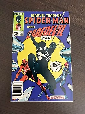 Buy Marvel Team-up #141 Newsstand 1st Appearance Black Spider-man Venom Symbiote • 79.95£