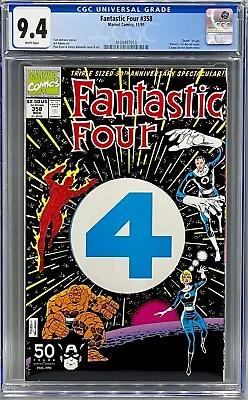 Buy Fantastic Four 358 CGC 9.4 1st Paibok The Power Skrull, 1st Die Cut Cover • 43.97£