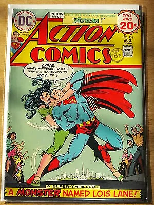Buy Action Comics #438 Vf (8.0) Dc Superman August 1974 • 9.99£