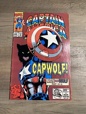 Buy Captain America #405 ('92) Captain America Transforms Into Capwolf, KEY ISSUE! • 11.82£