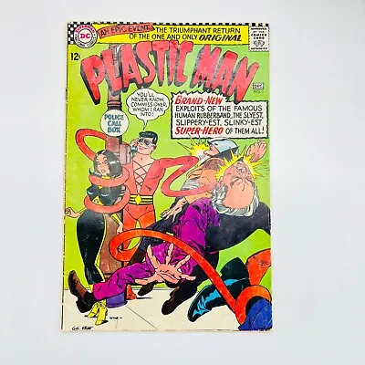 Buy Plastic Man #1 3.0 1966 1st App. Silver Age Plastic Man Vintage Comic Book • 79.26£
