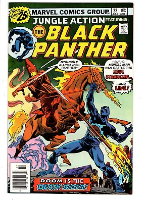 Buy Jungle Action #22 (1976) - Grade 9.0 - Black Panther Vs Death Rider! • 47.42£