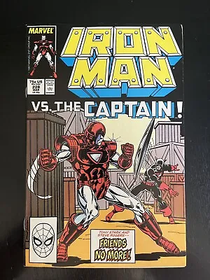 Buy Iron Man #228, Vol 1 - (1987) - Direct - Vs. The Captain - Marvel Comics - VF • 5.53£