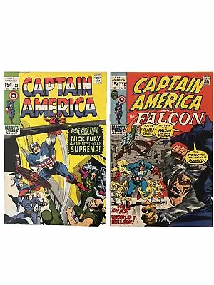 Buy Captain America #123 &136 Mar 1970 - Minor Key           Stan Lee. Bright Colors • 15.95£