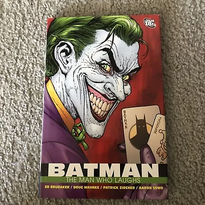 Buy Batman The Man Who Laughs  Graphic Novel (Hardcover) Ed Brubaker • 13.99£