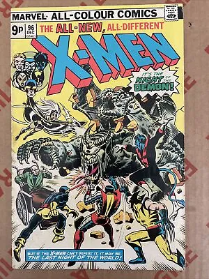 Buy UNCANNY X-MEN #96 🔑 KEY ISSUE 1st Moira McTaggert Marvel Bronze Age Comic 1975 • 119.99£