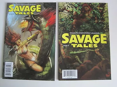 Buy SAVAGE TALES ( Red Sonja Etc ) #s 3 A, 5 B & 7 A. Marvel /Dynamite, 2007. 48 Pgs • 10.99£