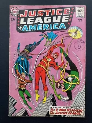Buy JUSTICE LEAGUE Of AMERICA #27 (DC)  Amazo.  Robin (Dick Grayson). Fine 6. 1964. • 20£
