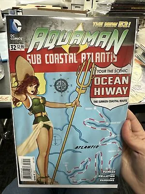 Buy Aquaman #32 Bombshell Variant DC 2014 GH • 5.04£