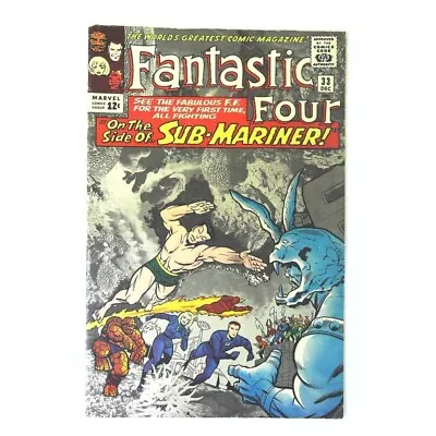 Buy Fantastic Four (1961 Series) #33 In Fine + Condition. Marvel Comics [l: • 301.02£