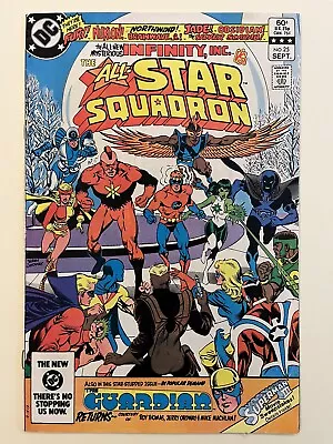 Buy ALL STAR SQUADRON #25 (1983) 1st Appearance Of Infinity Inc Key Issue VF • 34.99£