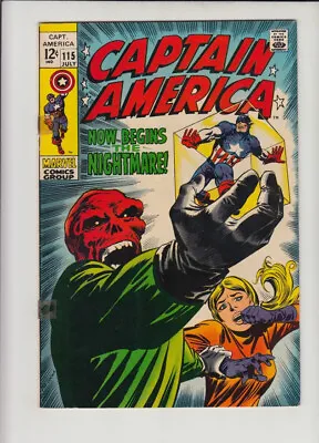 Buy Captain America #115 Vg+ Nice Copy!! • 22.39£