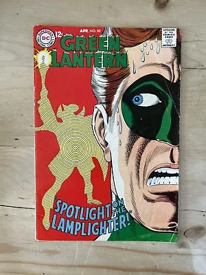 Buy DC Comics Green Lantern #60 - 1968 - 1st Appearance Of Lamplighter - VG • 24.95£