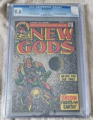 Buy New Gods #1 CGC 9.6 White Pages 1971  1st App. Orion High Father Kalibak • 550.15£