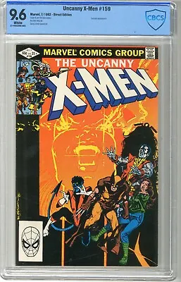 Buy X-Men  #159   CBCS   9.6   NM+  White Pages   7/82  Dracula App.  Direct Edition • 91.94£