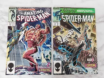 Buy WEB OF SPIDER-MAN #31 Amazing Spider-Man #293 Kraven's Last Hunt Part 1 & 2 • 30.83£
