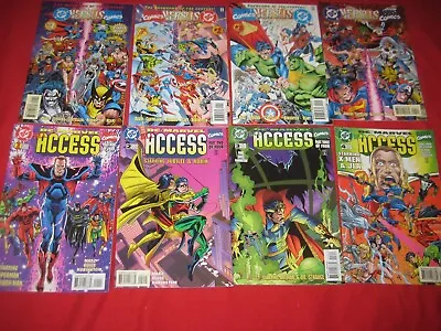 Buy Marvel Versus Dc 1-4 2 3 Dc/marvel All Access 1 2 3 4 Jla Avengers X-men Batman • 180£