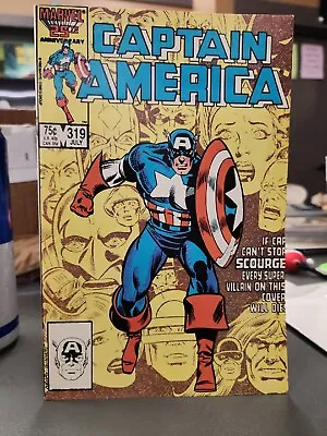 Buy Marvel Captain America 319 (1986) Origin Of Diamondback. J7D • 7.90£
