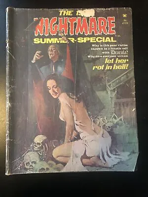 Buy Nightmare The 1974 Summer Special (Number 21 October) Dracula Cover & Pic Strips • 12.99£