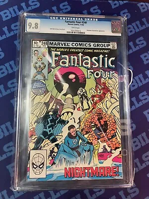 Buy FANTASTIC FOUR #248 CGC 9.8 INHUMANS App Marvel Comics John Byrne Inhumans • 56.68£