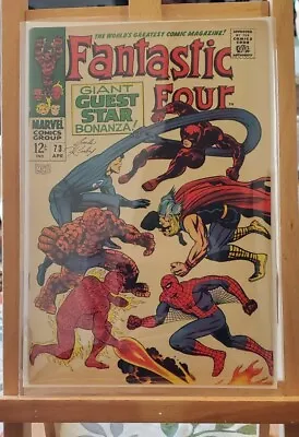 Buy Fantastic  Four  # 73 (jack Kirby Autograph) • 434.66£