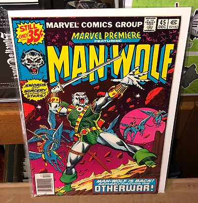 Buy Marvel Premiere #45 (1978) Man-Wolf Origin 1st Appearance Other World • 20.68£