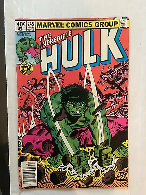 Buy Incredible Hulk #245 Comic Book  1st App Super Mandroid • 4.99£