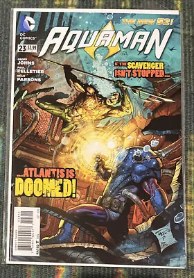 Buy Aquaman #23 New 52 DC Comics 2013 Sent In A Cardboard Mailer • 4.98£