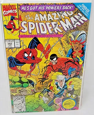 Buy Amazing Spider-man #343 Elias Wirtham (cardiac) Cameo *1991* 9.2 • 8.88£
