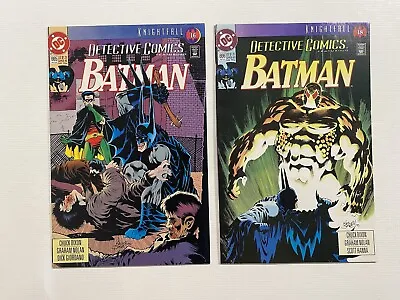 Buy Detective Comics #665-666 In VF- —from 1993, Bane • 3.61£