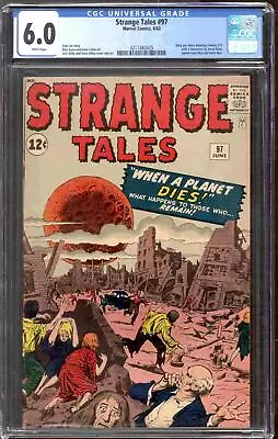 Buy Strange Tales #97 CGC 6.0 (W) Jack Kirby & Steve Ditko Cover • 443.88£