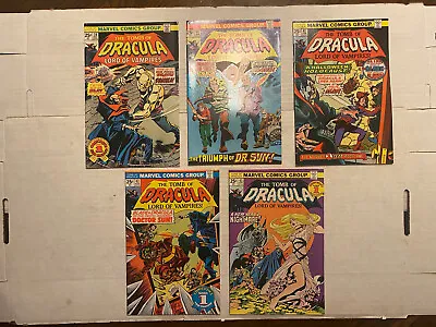 Buy Marvel Tomb Of Dracula 5 Issue Lot Run Issues  39-43 Dr. Sun &Blade Stories • 78.25£