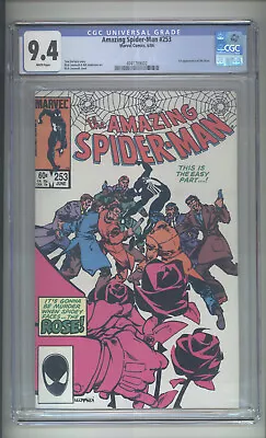 Buy Amazing Spider-Man  #253  CGC 9.4 1st Appearance Of The Rose. • 67.96£
