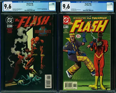 Buy The Flash #138 & #183 CGC 9.6 DC Lot (1st Cameo App Black Flash)(Trickster App) • 59.96£