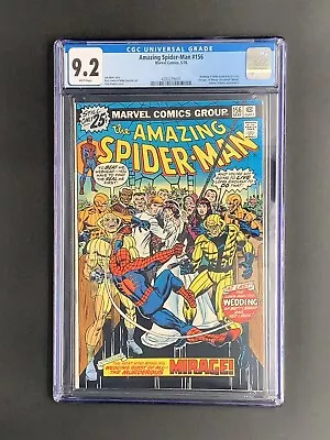 Buy AMAZING SPIDER-MAN #156 CGC 9.2 WP- 1st MIRAGE • 87.91£