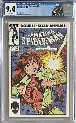 Buy Amazing Spider-Man Annual #19 CGC 9.4 NM (1985) 1st App Of Alistaire Smythe • 39.58£