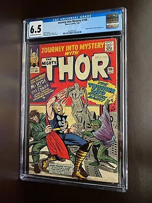 Buy Thor - Journey Into Mystery #106 (1964) / CGC 6.5 / The Cobra And Mister Hyde • 86.18£