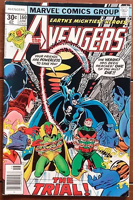 Buy The Avengers 160, George Perez, Marvel Comics, June 1977, Fn/vf • 8.99£