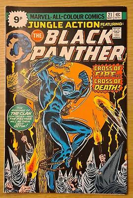 Buy Jungle Action #21 - Marvel - Black Panther Vs The Klu Klux Klan!!! VFN • 42.99£