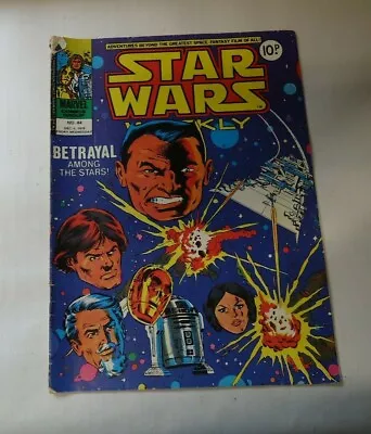Buy STAR WARS WEEKLY No 44 DECEMBER 6th 1978 Every Wednesday MARVEL COMIC • 4£