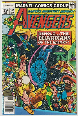 Buy Avengers #167 (Jan 1978, Marvel), FN (6.0), Guardians Of The Galaxy Appearance • 8.67£