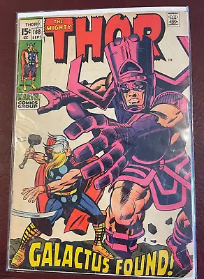 Buy The Mighty Thor #168 Sept 1969 Marvel Comic • 71.24£