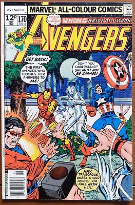 Buy The Avengers 170, George Perez, Marvel Comics, April 1978, Fn • 5.99£