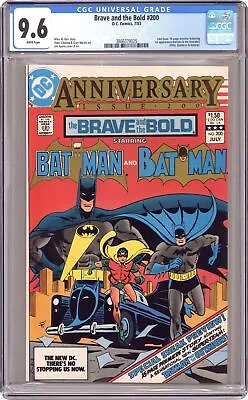 Buy Brave And The Bold #200 CGC 9.6 1983 3866379025 1st Batman And The Outsiders • 137.97£