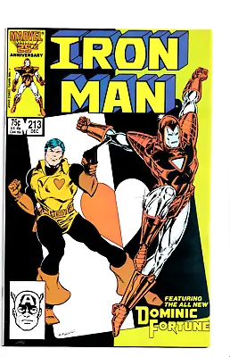 Buy Iron Man #212 1986 Marvel Comics 1st Full App. Dominic Fortune II • 2.56£