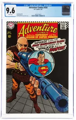 Buy Adventure Comics #358 CGC 9.6 White Pages Legion Of Superheroes Superboy • 518.89£