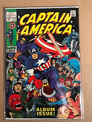 Buy Captain America #112 (Marvel Comics April 1969) • 31.62£
