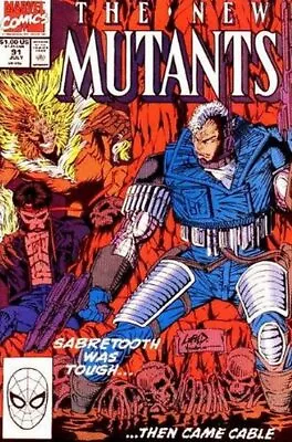 Buy New Mutants (Vol 1) #  91 (VryFn Minus-) (VFN-) Marvel Comics AMERICAN • 8.98£