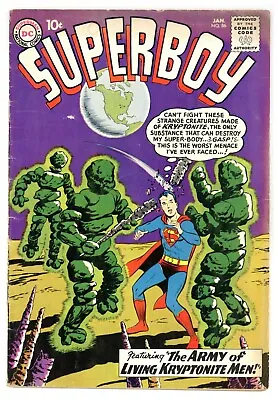 Buy Superboy 86 DC 1961 Intro Pete Ross! 4th Legion App! Luthor! Kryptonite! C840 • 48.46£